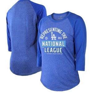Los‎ Angeles Dodgers Fanatics BrandedWomen's 2020 NationalLeague Champions Shirt